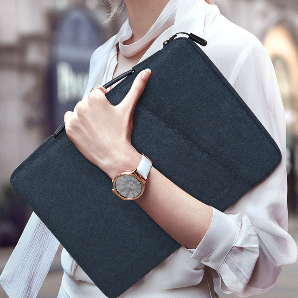 innostyle OmniProtect Plus系列 16吋 專利防摔收納 手提包/筆電包/平板包/電腦包/公事包 藍色