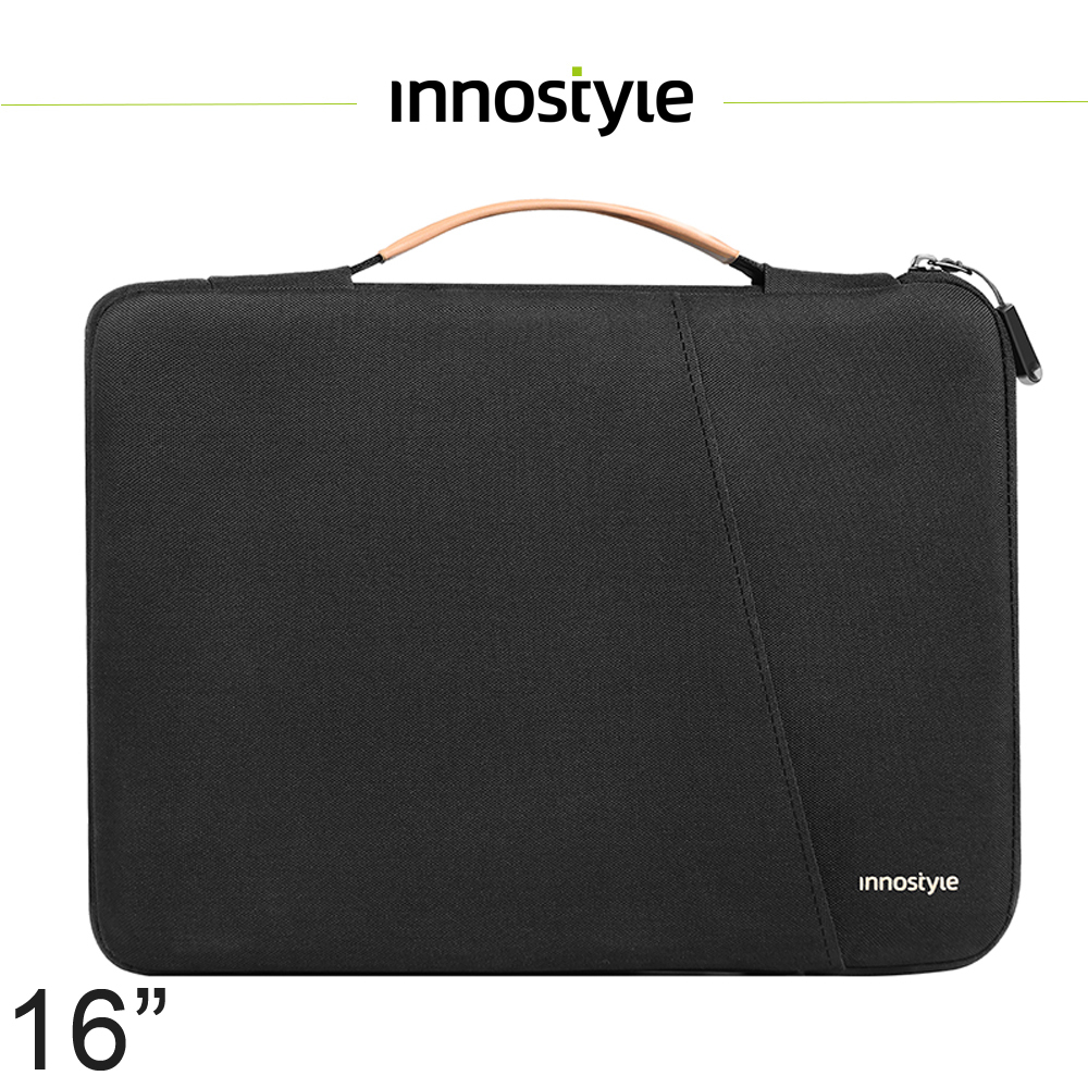 innostyle OmniProtect Plus系列 16吋 專利防摔收納 手提包/筆電包/平板包/電腦包/公事包 黑色