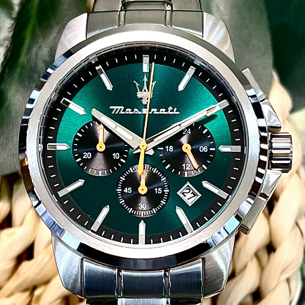 【Maserati 瑪莎拉蒂】Successo 輝煌成就系列三眼手錶 R8873621043 42mm 現代鐘錶