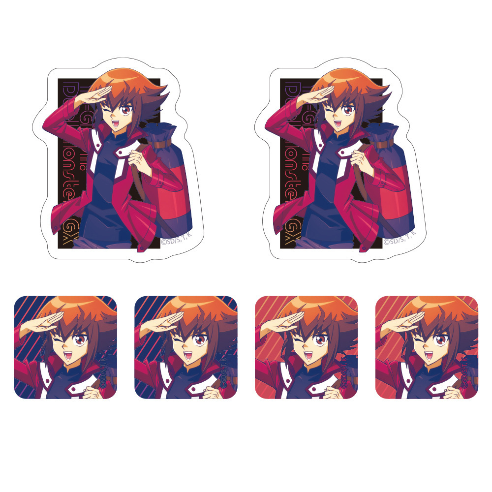Cospa 0407 描き下ろし 遊城十代 ミニステッカーセット 未来へ向かってVer. [遊☆戯☆王デュエルモンスターズGX]貼紙