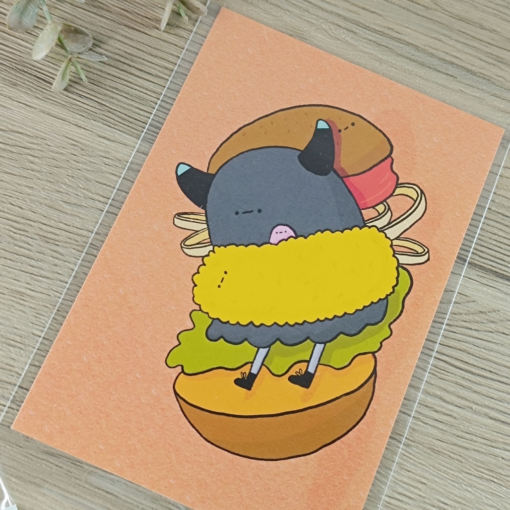 軟爛怪物．明信片 共四款