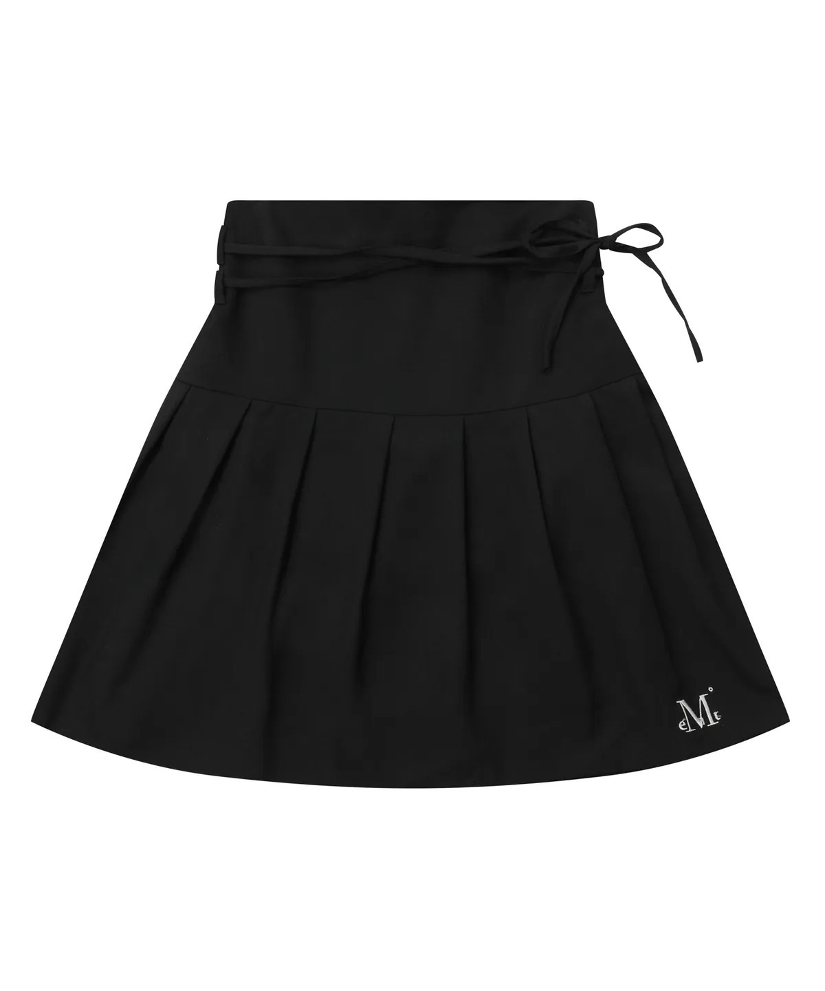 MUCENT BEMINE RIBBON PLEATED SKIRT