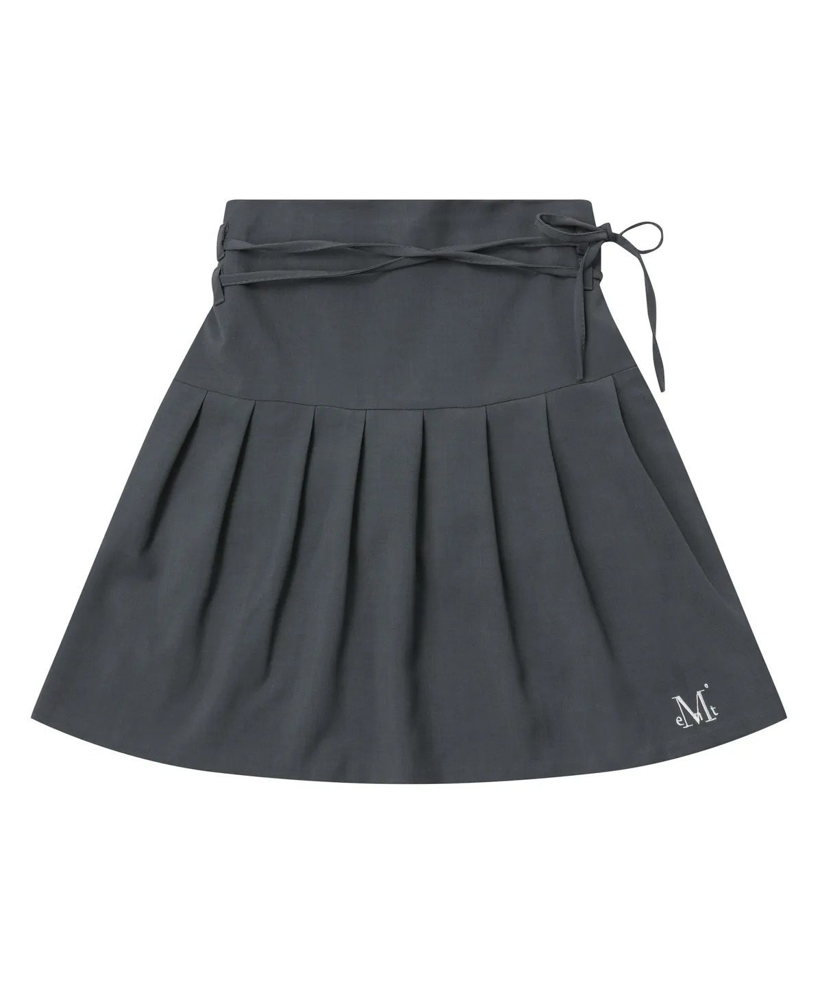 MUCENT BEMINE RIBBON PLEATED SKIRT
