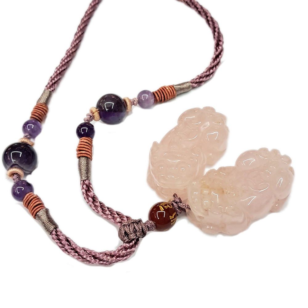 貔貅{粉晶}項鍊【十方】133367