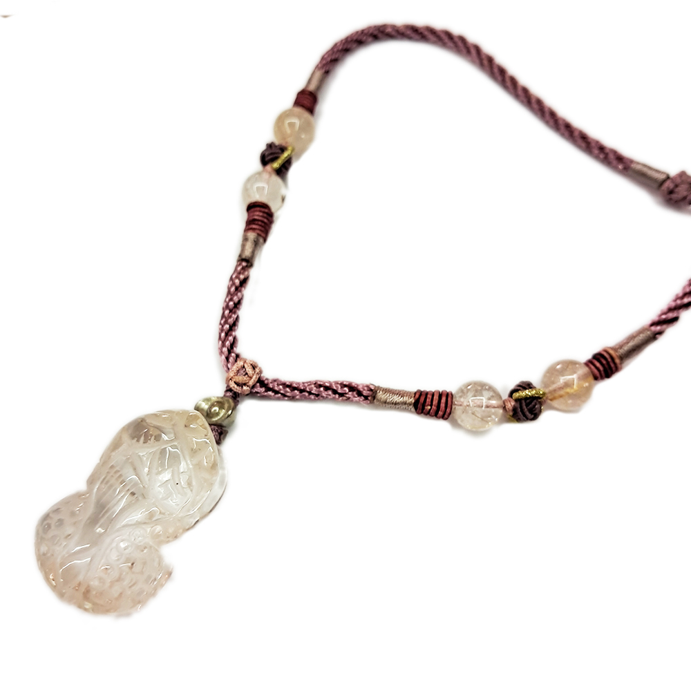 旺財貔貅{水晶}項鍊【十方】133946