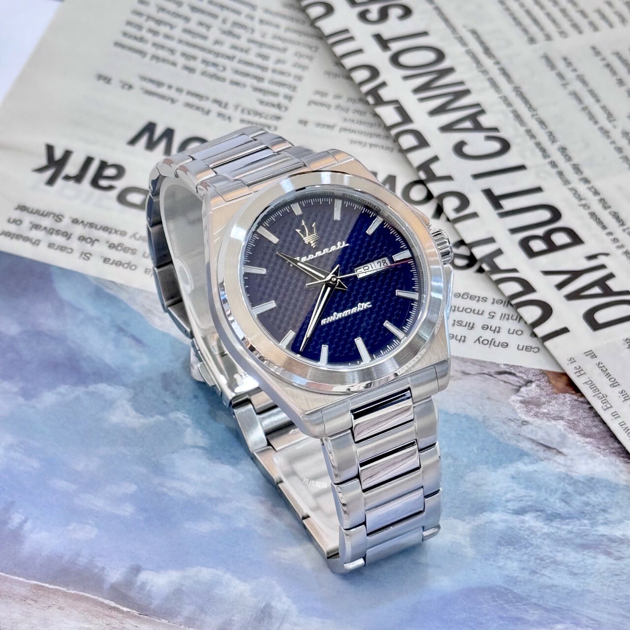 【Maserati 瑪莎拉蒂】Velocità系列 大三針機械錶 R8823152002 41mm 現代鐘錶