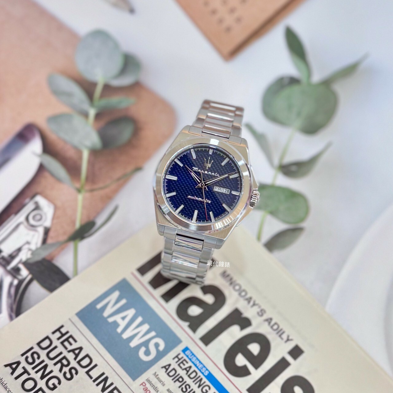 【Maserati 瑪莎拉蒂】Velocità系列 大三針機械錶 R8823152002 41mm 現代鐘錶