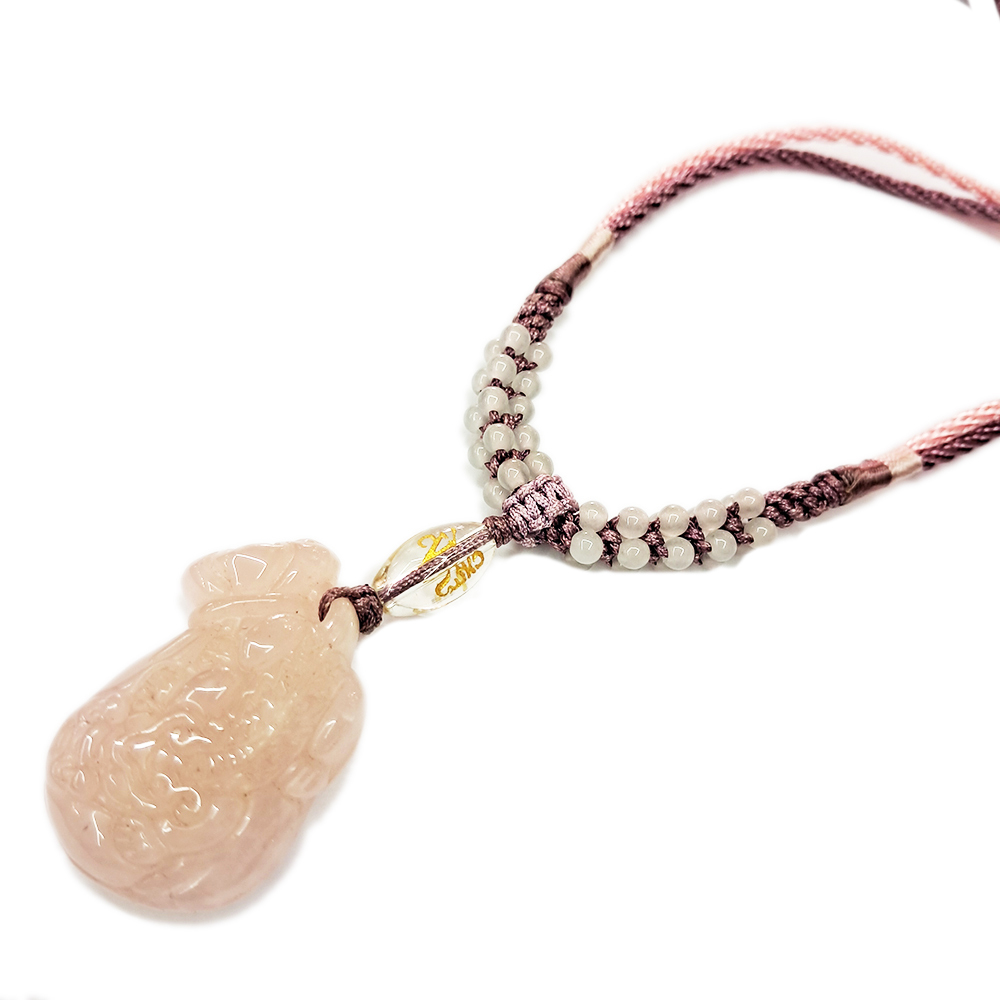 貔貅錢袋{粉晶}【十方】137774