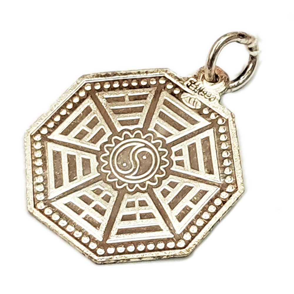 太極八卦 {925純銀}墜飾2 公分【十方】141288