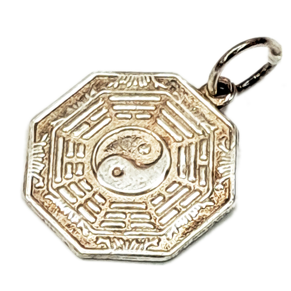 太極八卦 {925純銀}墜飾2 公分【十方】141288