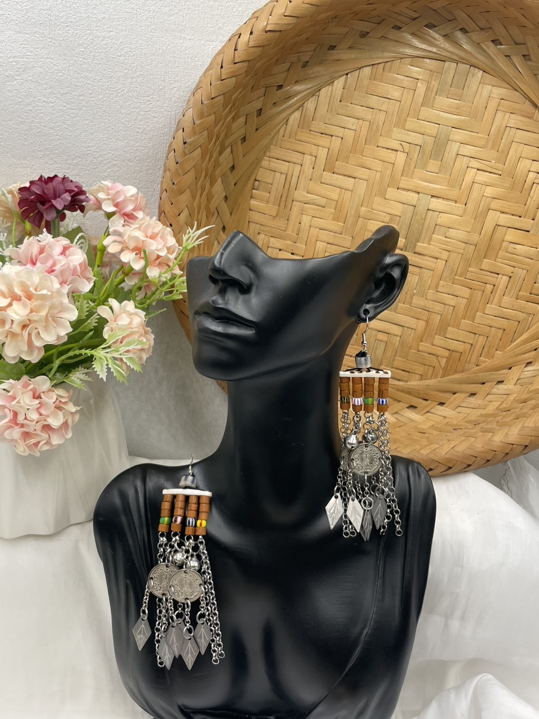 B款No.77 串珠耳環