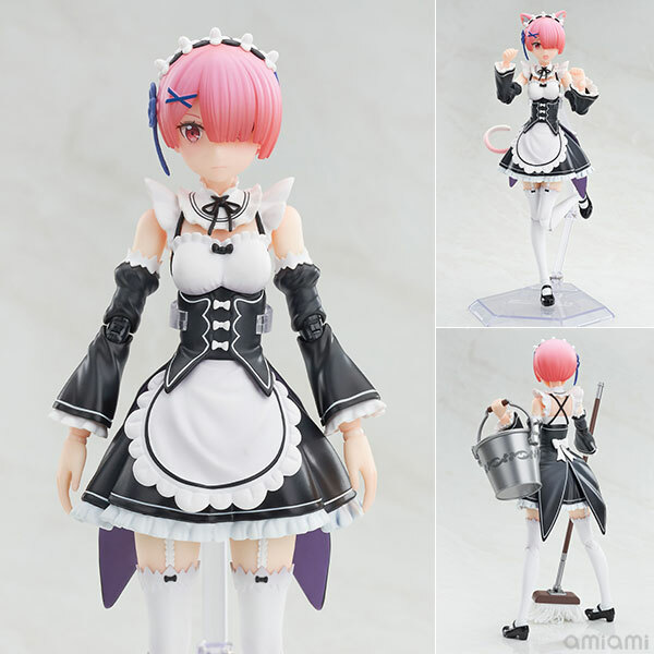 Sep APEX ARCTECH Posable Series Re:ZERO -Starting Life in Another World- Ram  1/8 Posable Figure Pre-order