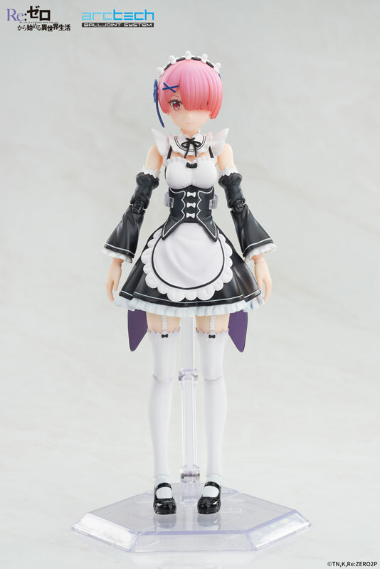 Sep APEX ARCTECH Posable Series Re:ZERO -Starting Life in Another World- Ram  1/8 Posable Figure Pre-order
