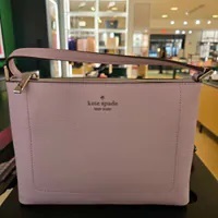[S] KATE SPADE VIOLET MIS xx KG464 LEILA PEBBLED LEATHER CROSSBODY, 196021556302 (SKS1622)