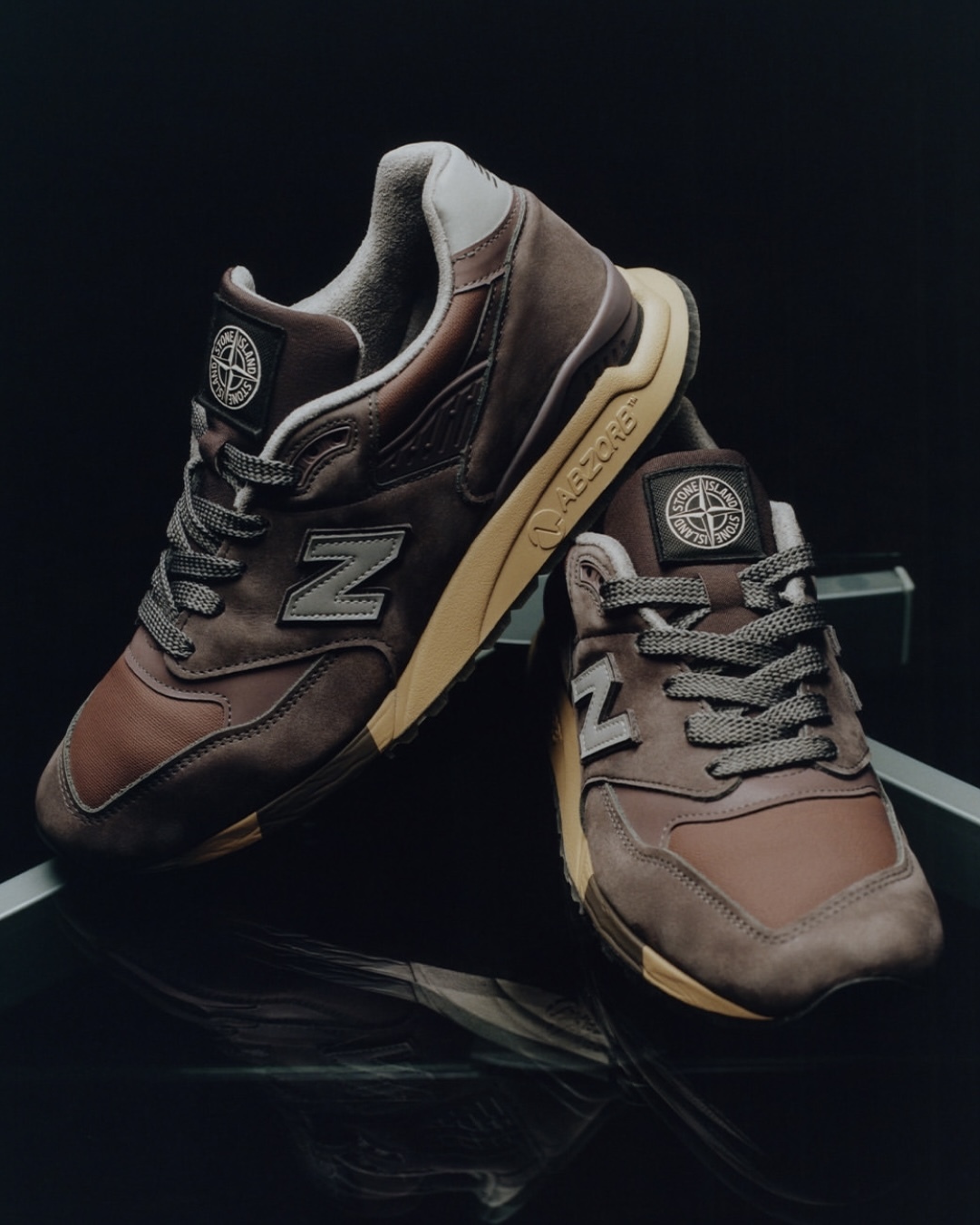 【Focus Store】預購 Stone Island x New Balance 998 "Raso Gommato" 棕灰 U998PR