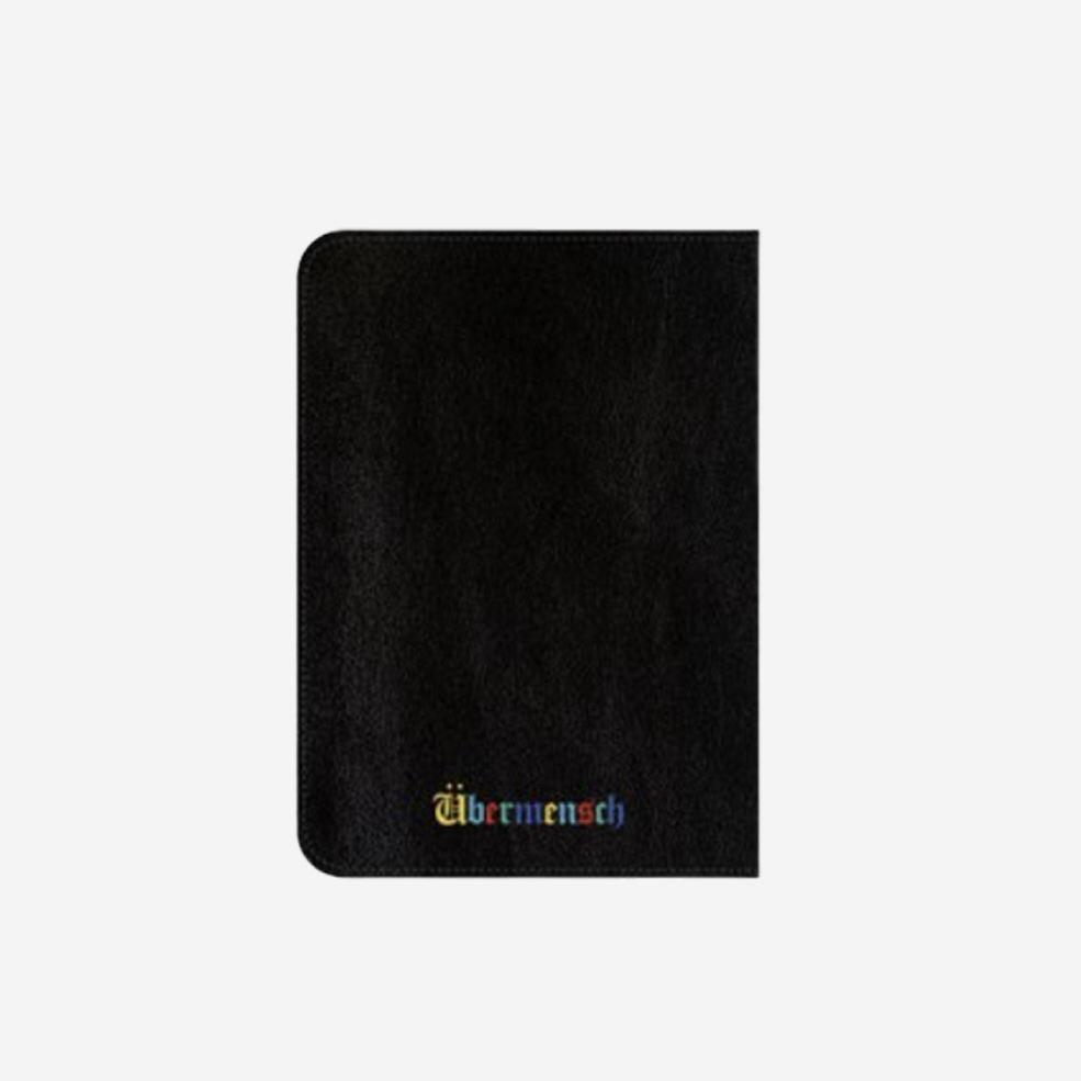 GD G-DRAGON Ubermensch Passport Cover Black 應援 權志龍 護照套