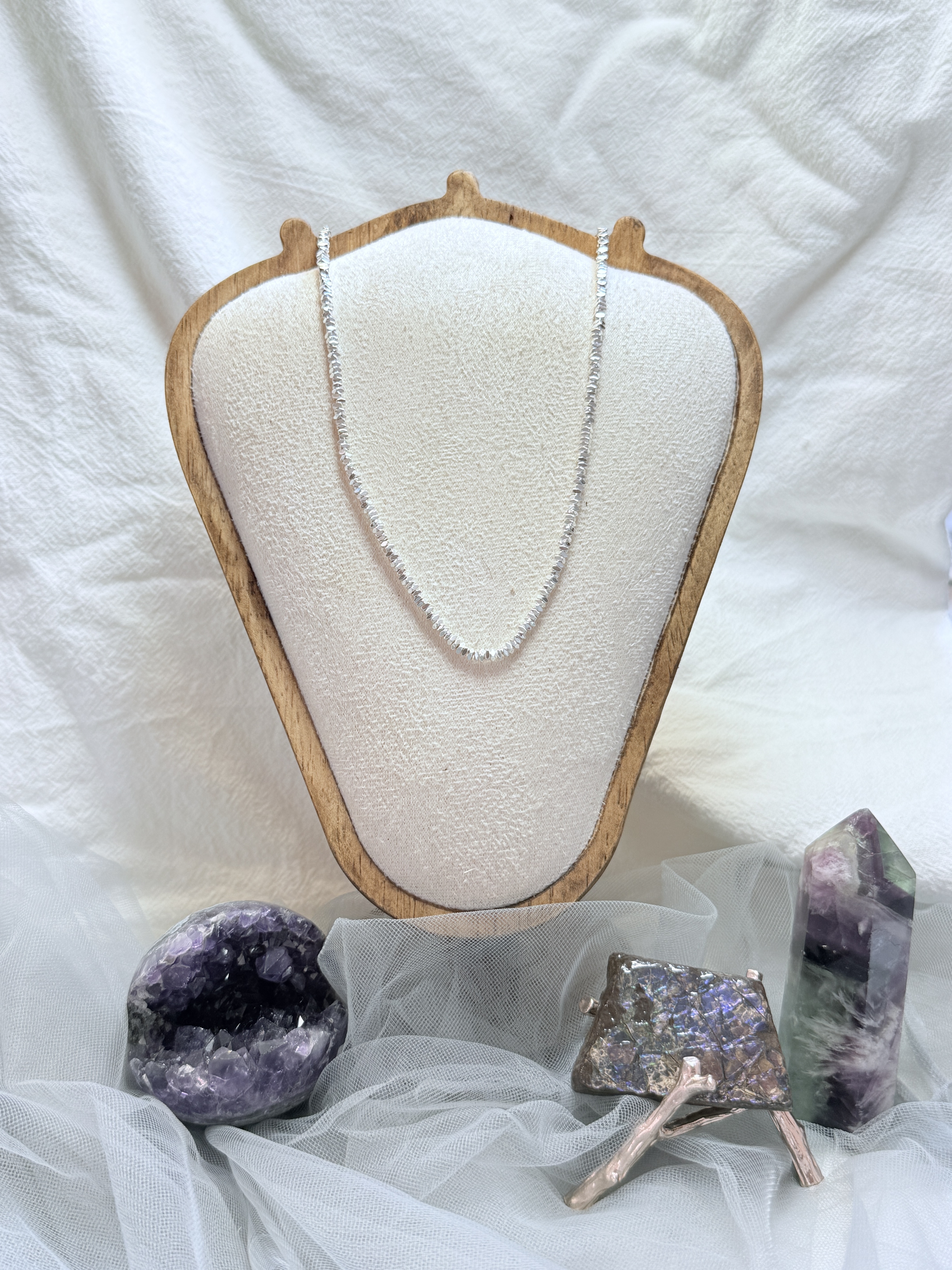 Sparkling Silver Necklace