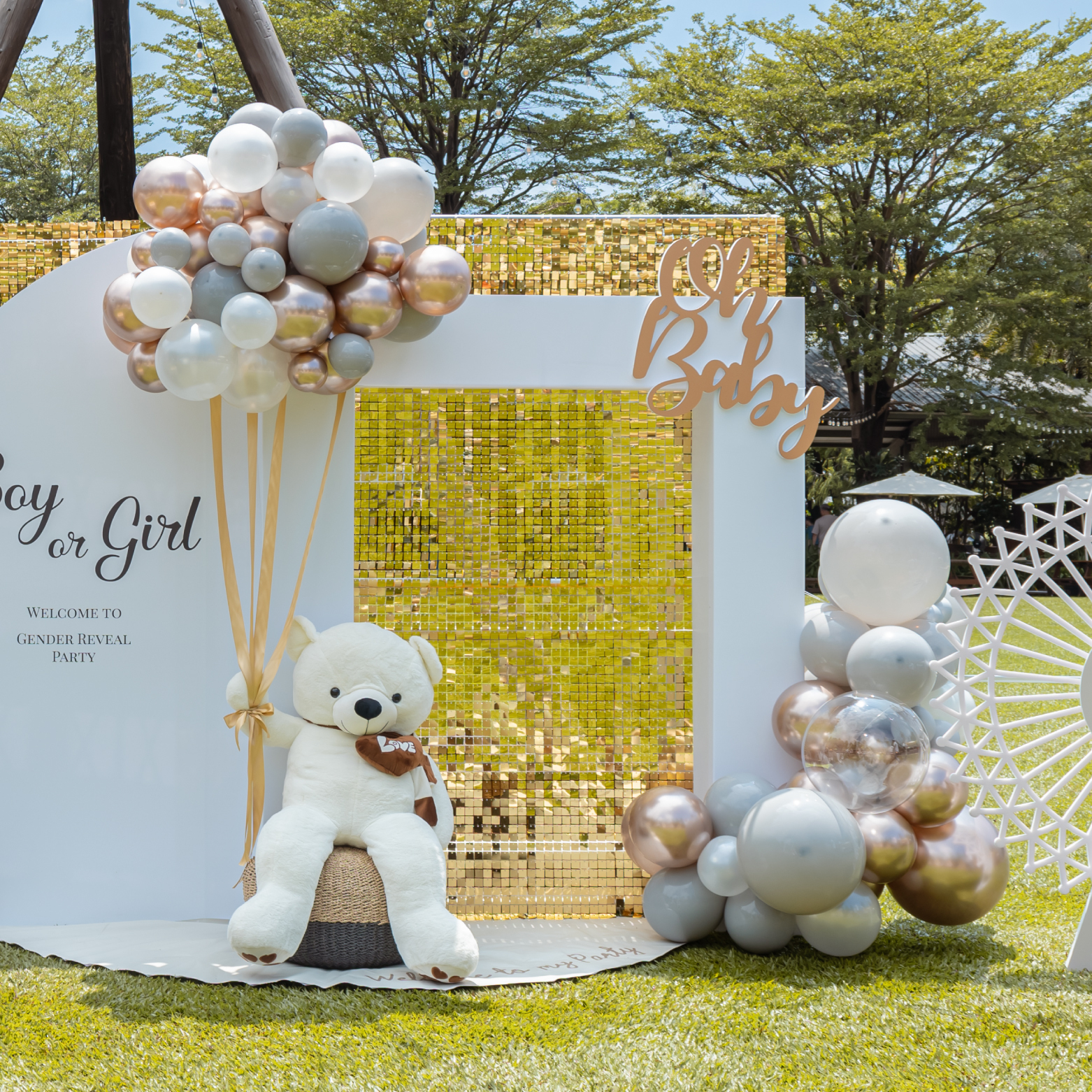 【戶外】性別揭曉．淨園．奶油香檳金色系