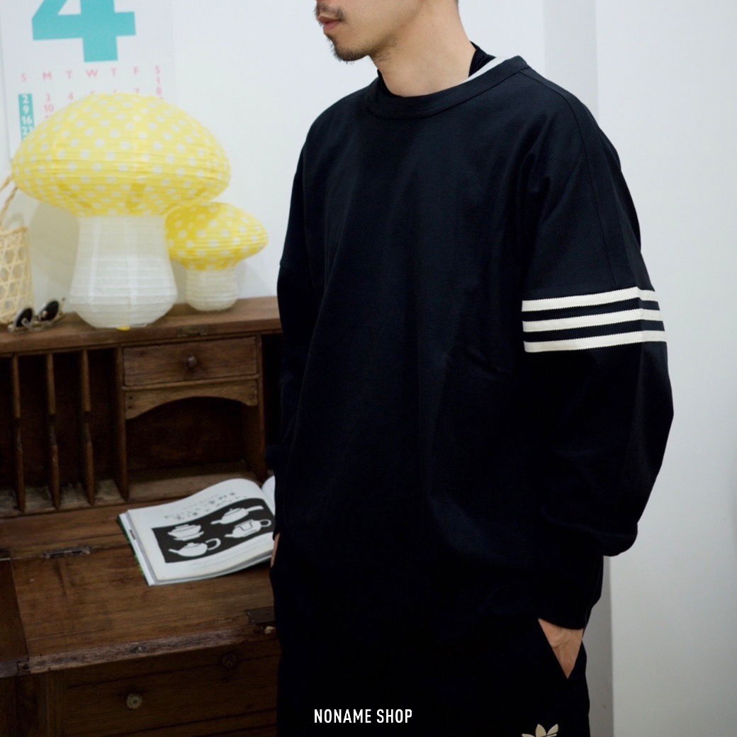 ADIDAS ORIGINALS OG Neuclassics 三葉草 三線 長袖 兩色 (男款)