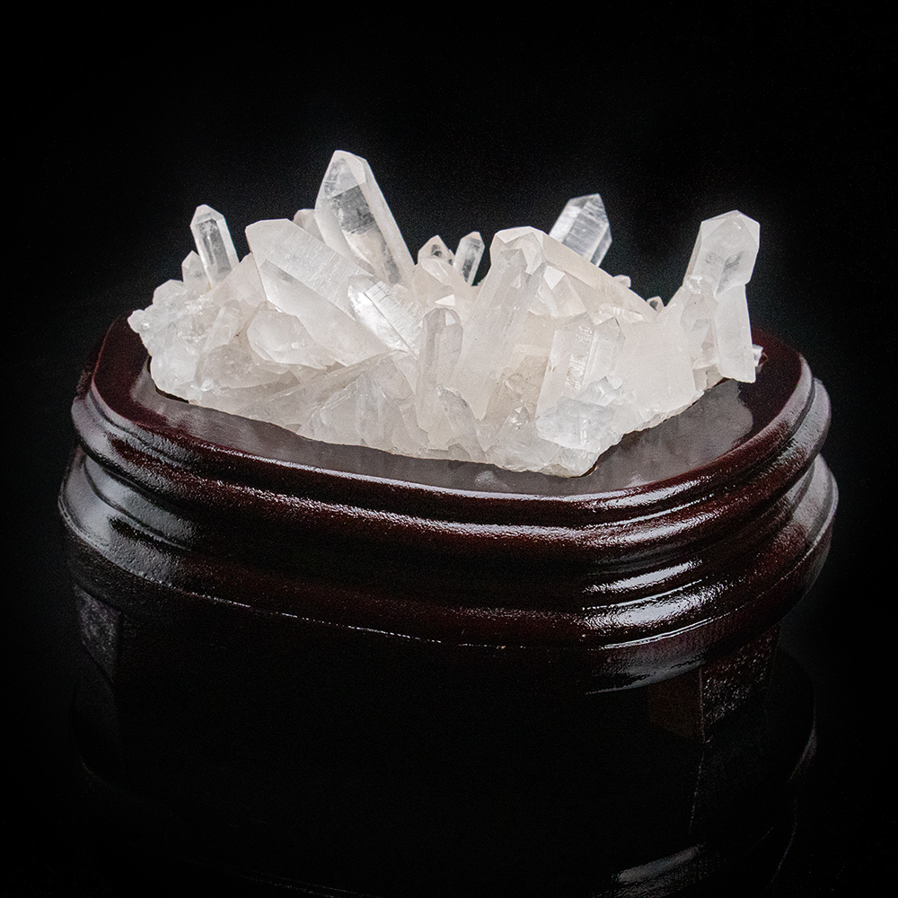 白水晶簇 493g 心靈平靜