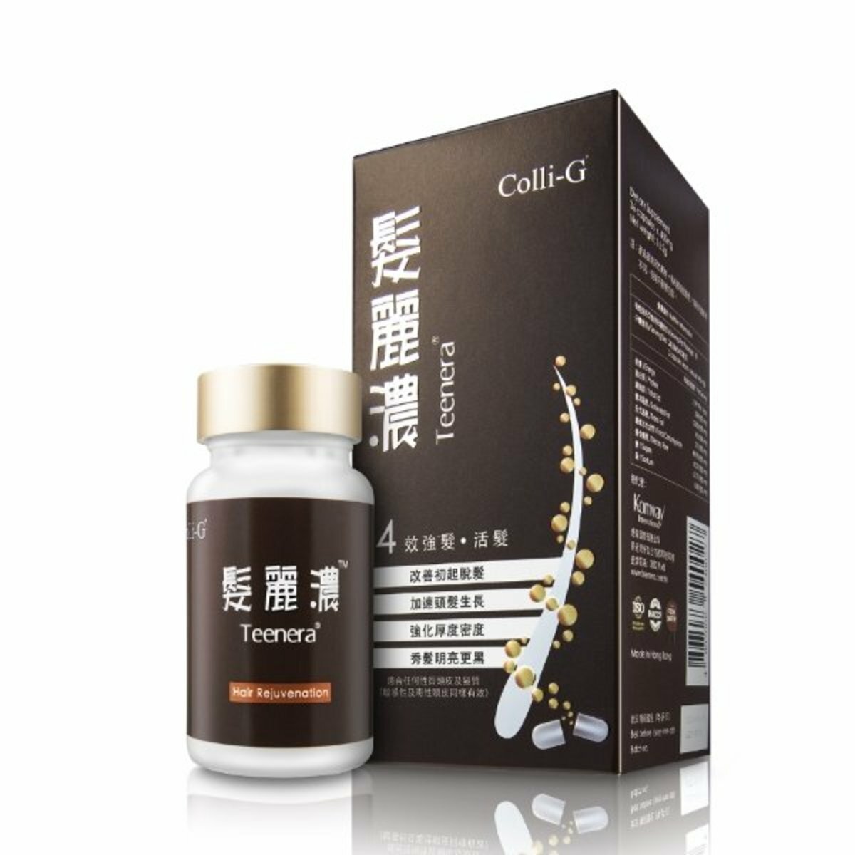 Colli-G 髪麗濃【正品】精選中西草本精華，激活毛囊幹細胞再生，滋養髮根到髮梢