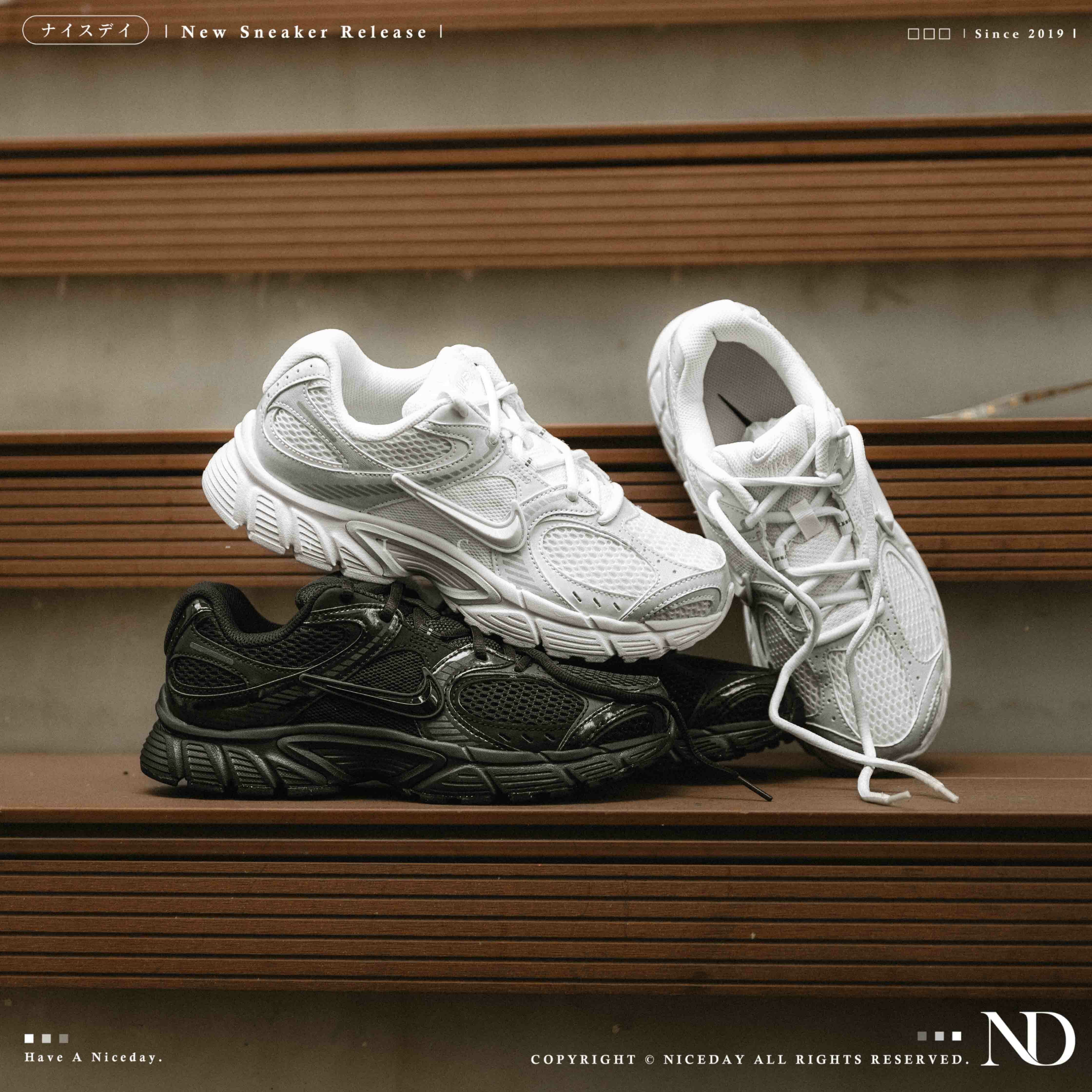 NICEDAY 現貨 Nike V5 RNR 黑白 復古 休閒 反光 網眼 黑色 白色 男款 女款  HQ7901 HJ5228