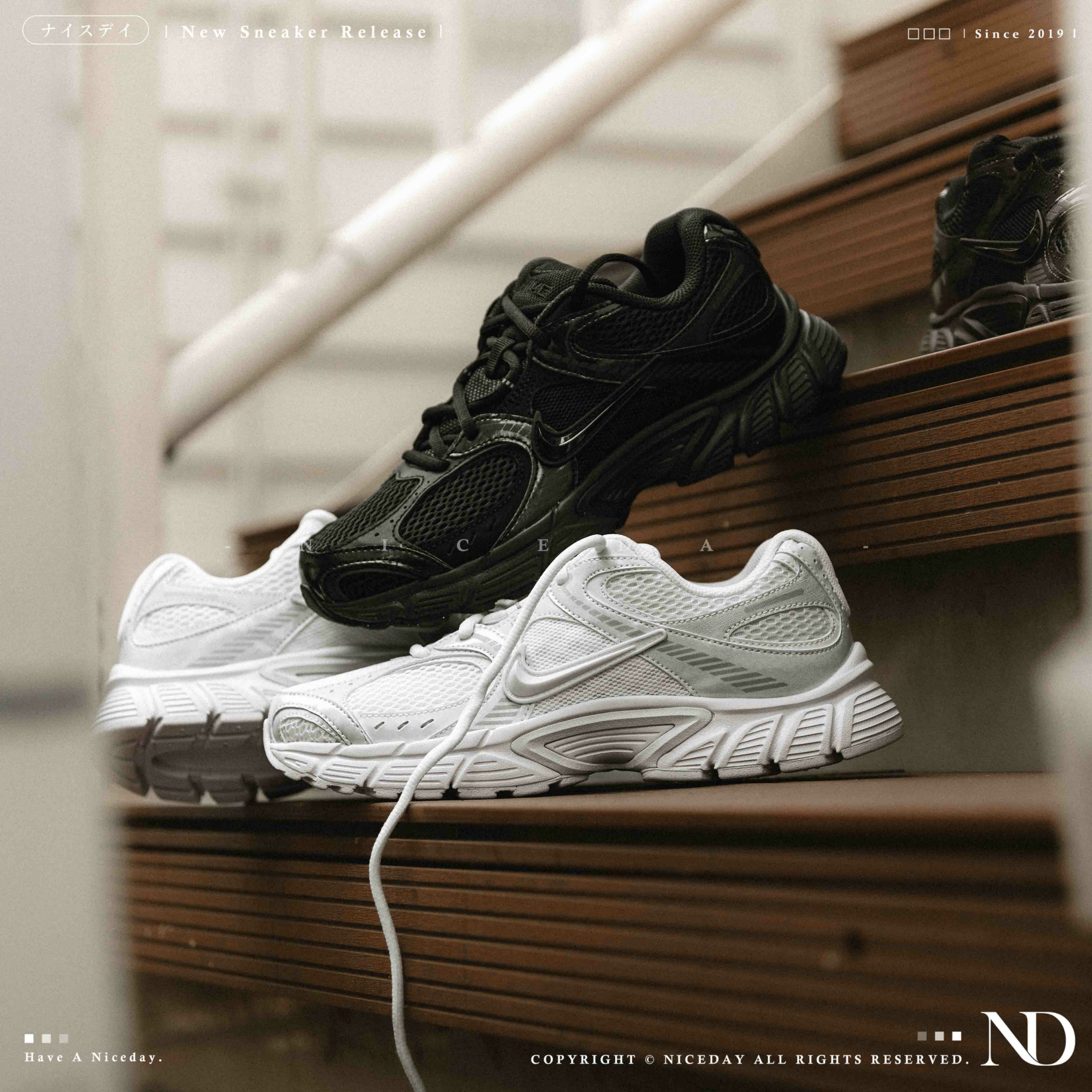 NICEDAY 現貨 Nike V5 RNR 黑白 復古 休閒 反光 網眼 黑色 白色 男款 女款  HQ7901 HJ5228