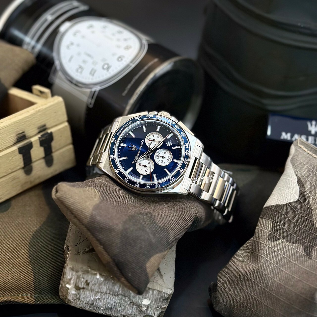 【Maserati 瑪莎拉蒂】Velocita系列 卓越馳速三眼手錶  R8873652005 43mm 現代鐘錶