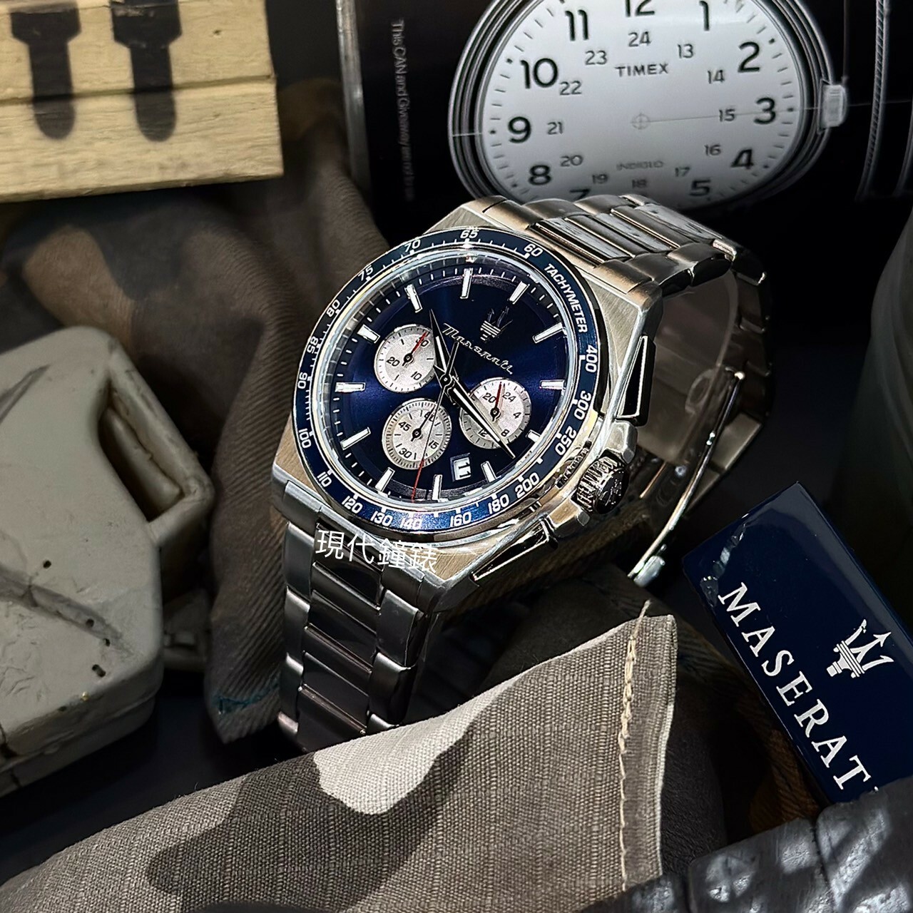 【Maserati 瑪莎拉蒂】Velocita系列 卓越馳速三眼手錶  R8873652005 43mm 現代鐘錶