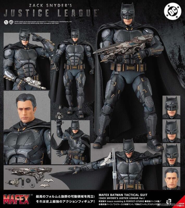 預購26/01 MAFEX 代理版 可動 蝙蝠俠 戰術裝 查克史奈德剪輯版ver.