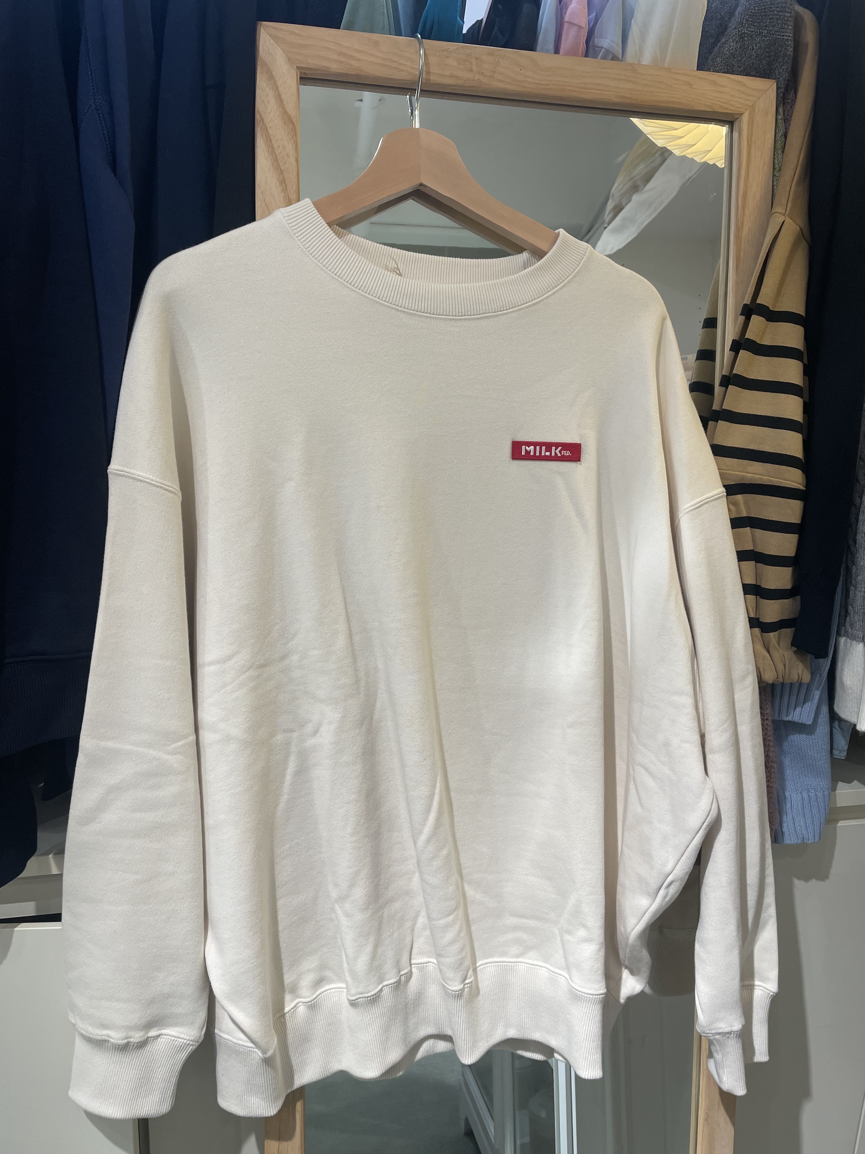 MILKFED 長袖棉質衛衣