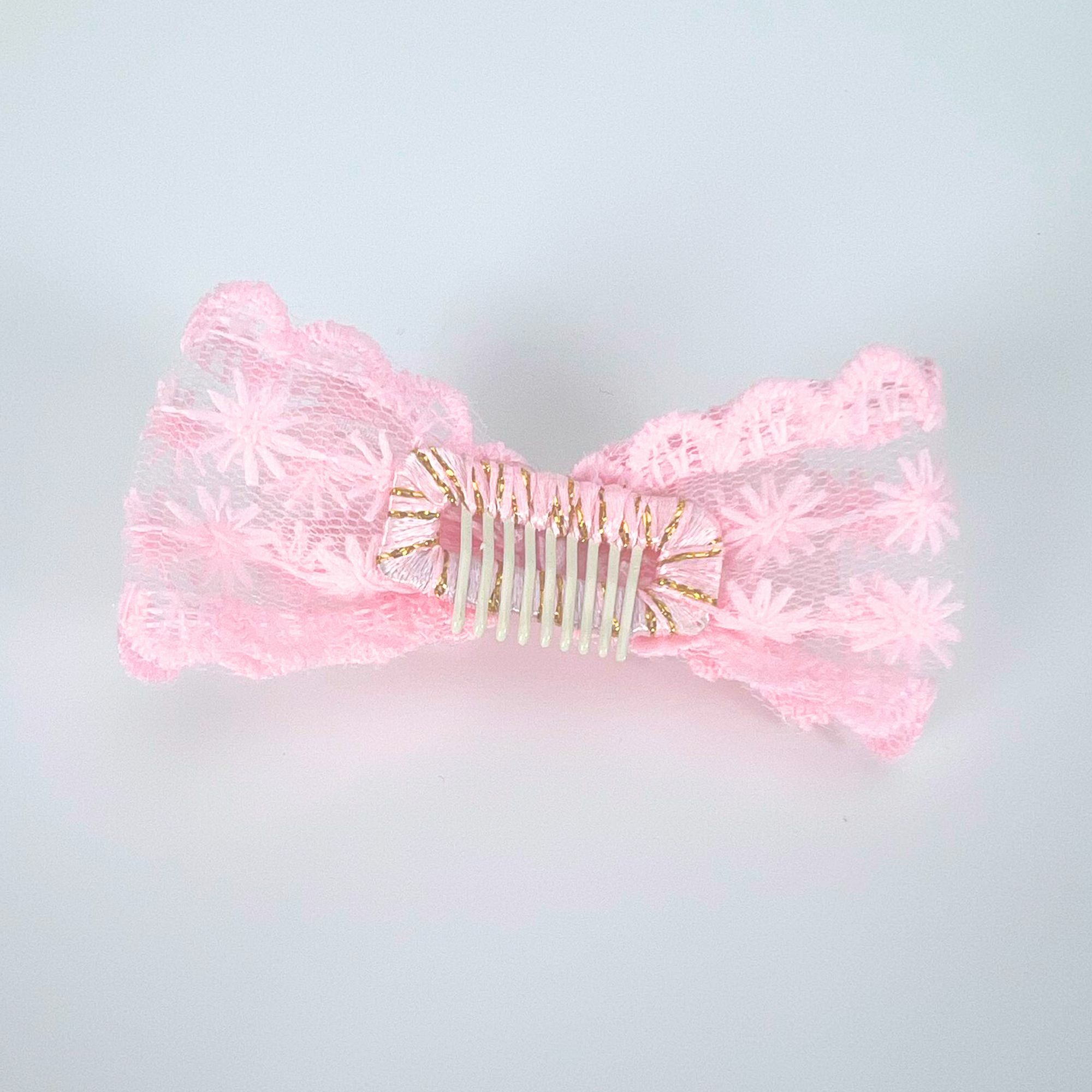 Pawsh Bow Clip Soft Pink