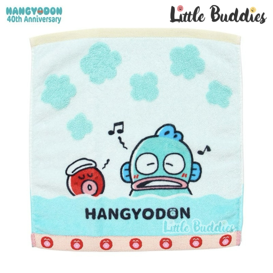 日本 Sanrio Hangyodon 水怪 40周年系列 - 方巾