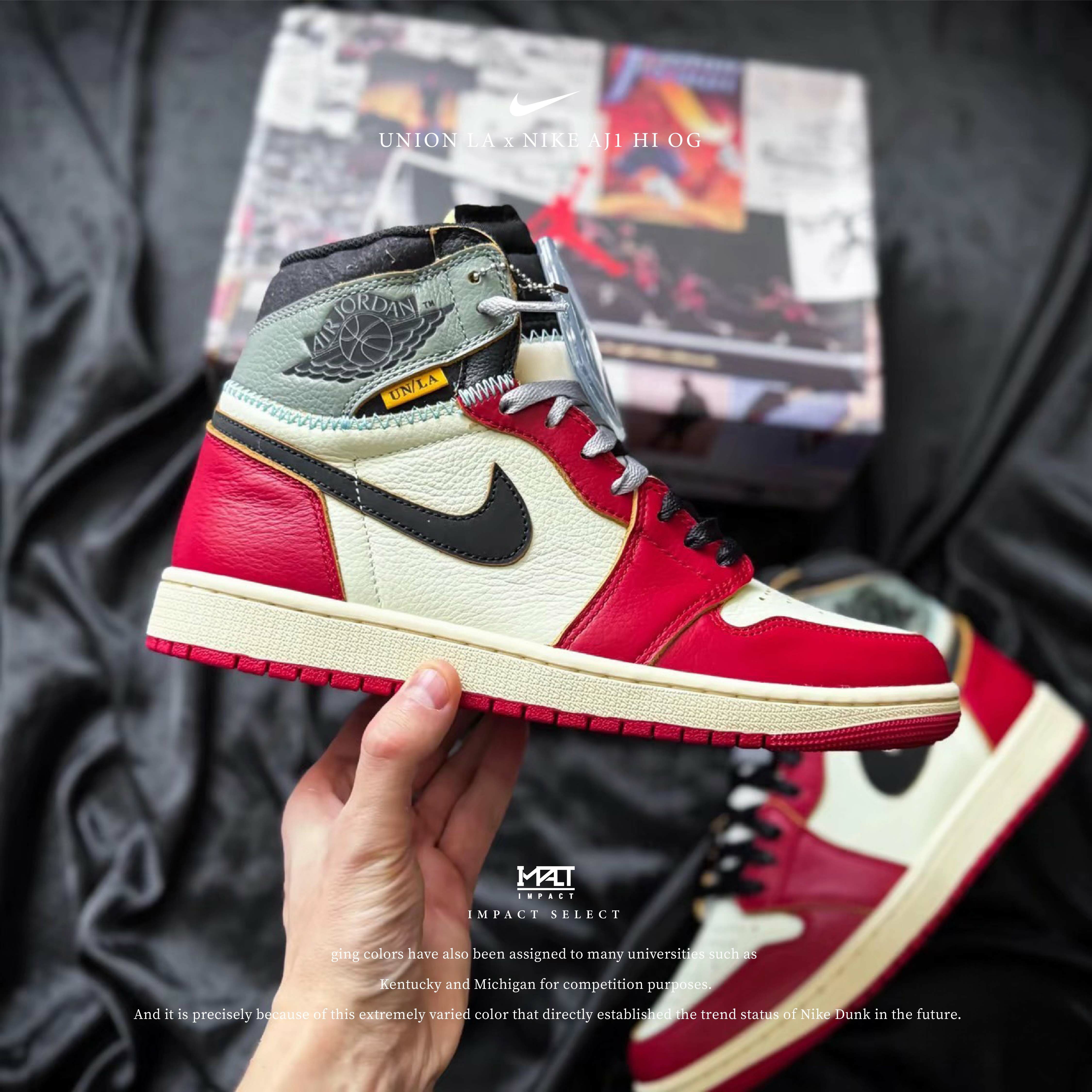 Union LA x Air Jordan AJ1 Retro HI OG  "Chicago Shadow" 聯名款 芝加哥 高筒 2025年版本 HV8563-600