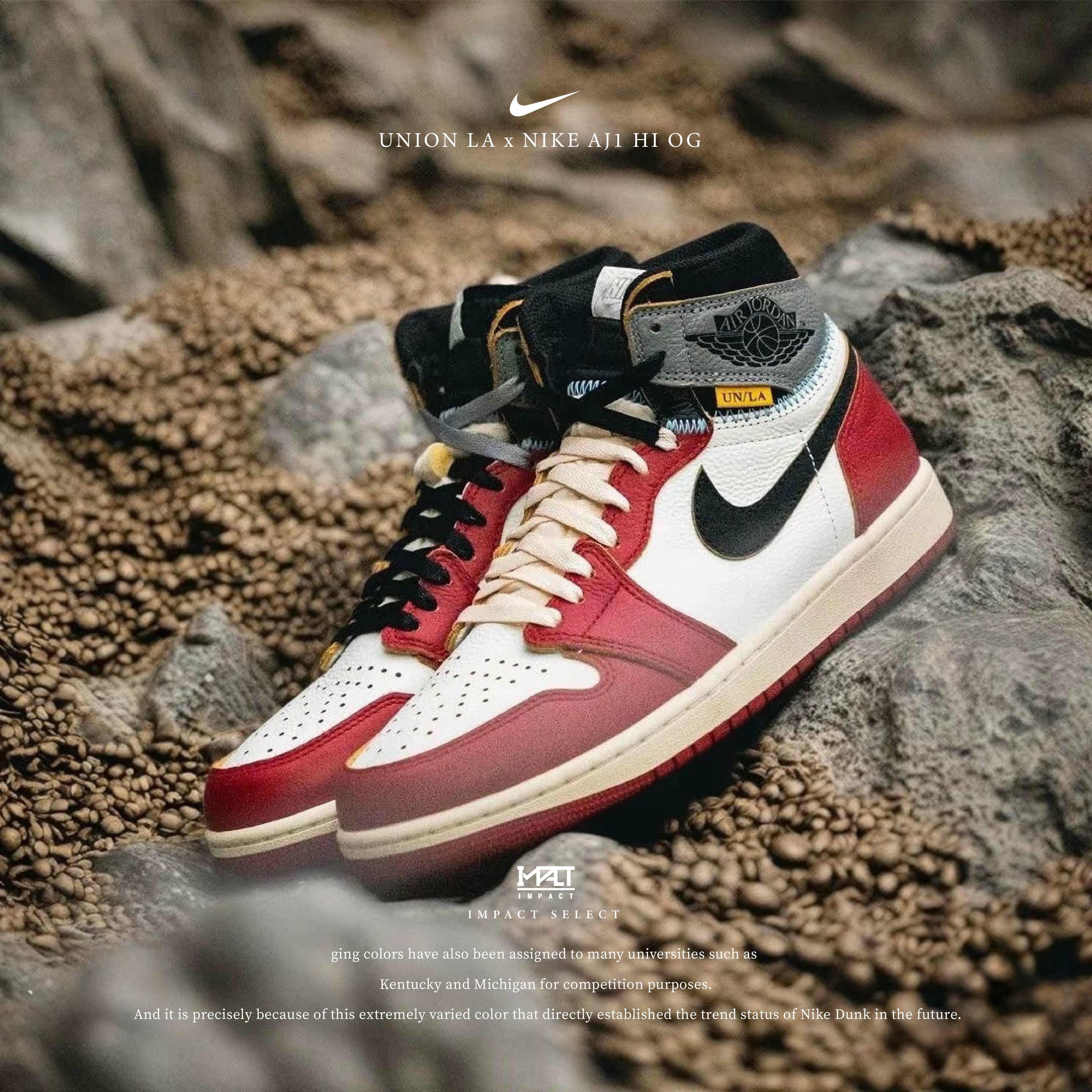 Union LA x Air Jordan AJ1 Retro HI OG  "Chicago Shadow" 聯名款 芝加哥 高筒 2025年版本 HV8563-600
