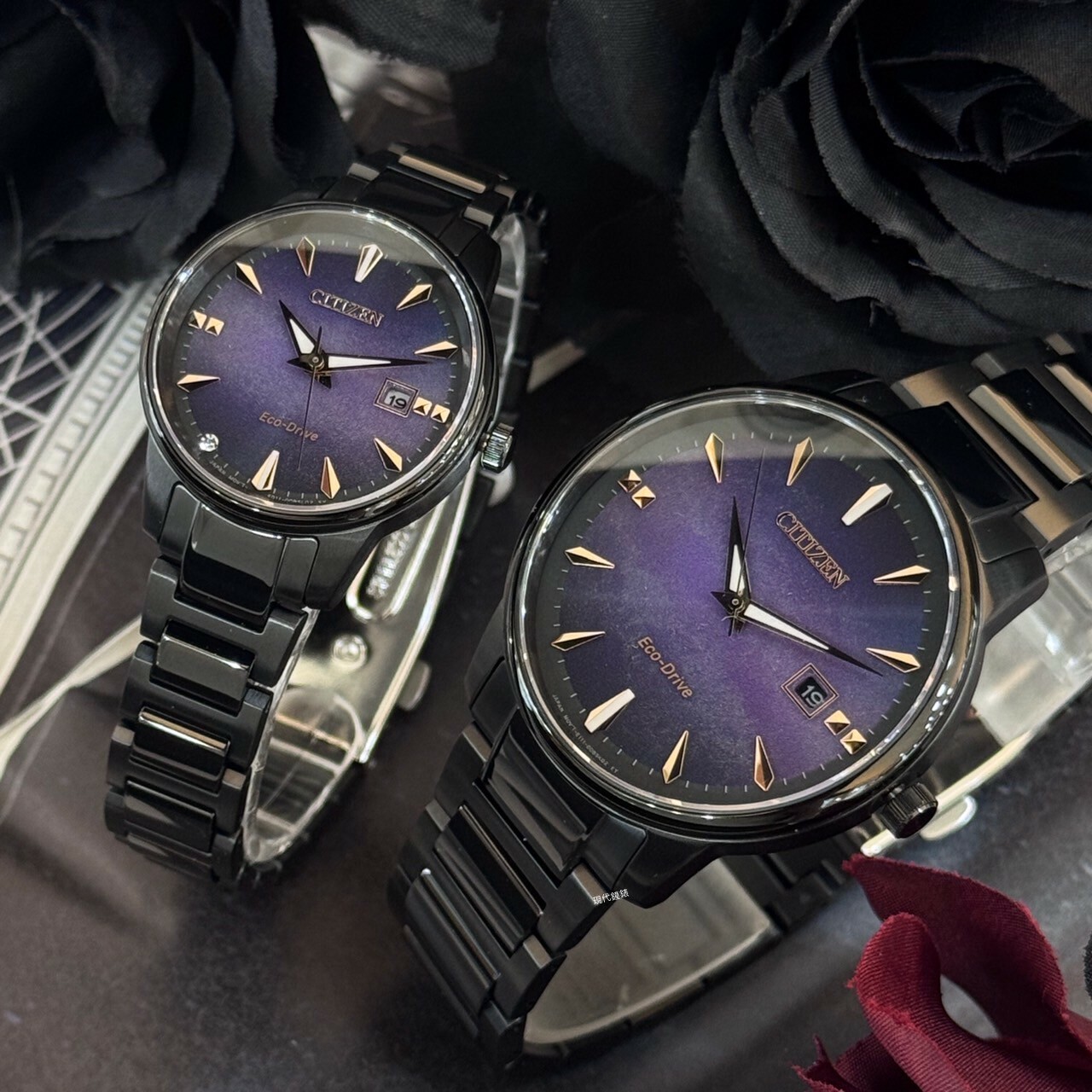 【CITIZEN 星辰】Hebe田馥甄配戴款 紫夜星河光動能對錶BM7595-89X(39.2mm) / EW2595-81X(29.2mm)現代鐘錶
