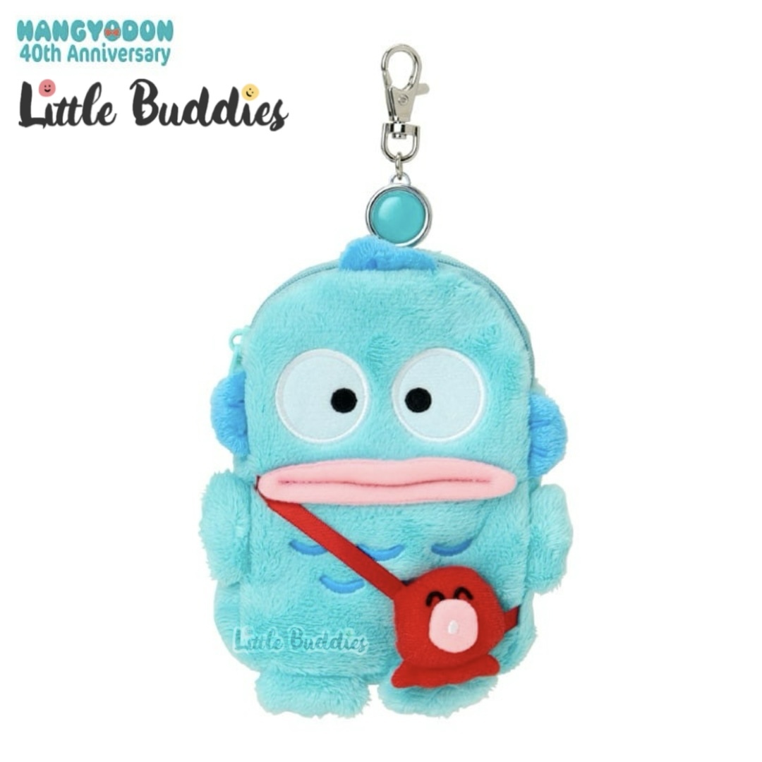 日本 Sanrio Hangyodon 水怪 40周年系列 - 可伸縮證件套
