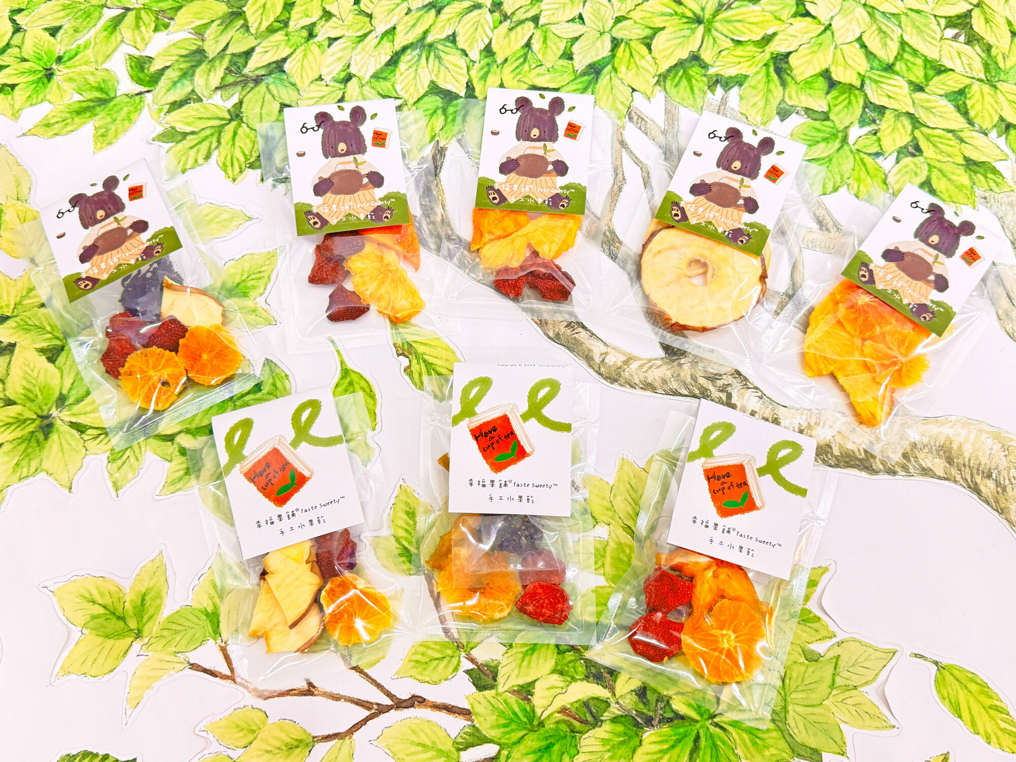 茶香熊水果乾冷泡飲果乾水-沖泡包
