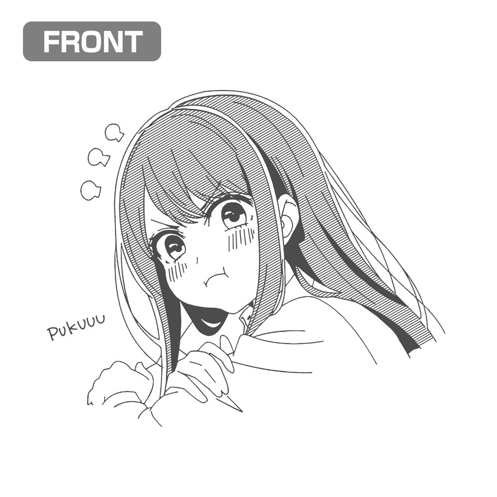 Cospa 0407 【推しの子】黒川あかね 「プクーッ」 Tシャツ [【推しの子】] WHITE