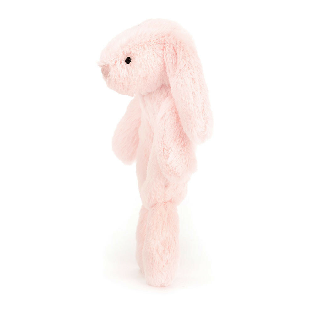 JELLYCAT Bashful Baby Pink Bunny Ring Rattle