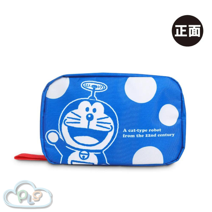現貨 旅行三折掛勾收納袋 (表情) 多啦A夢 #30012