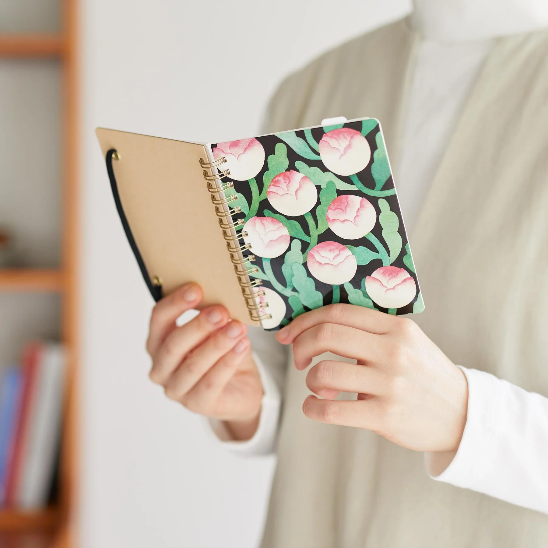 HITOTOKI NOTE 線圈筆記本 盛開封面｜KING JIM 日本