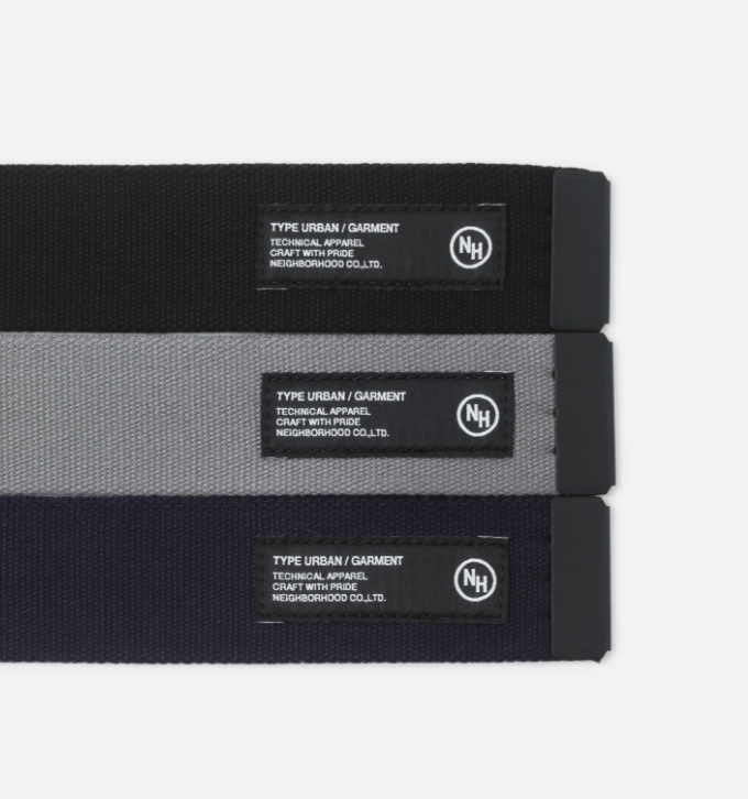 [現貨] NEIGHBORHOOD SS25 GI BELT | (Black / Navy / Grey)