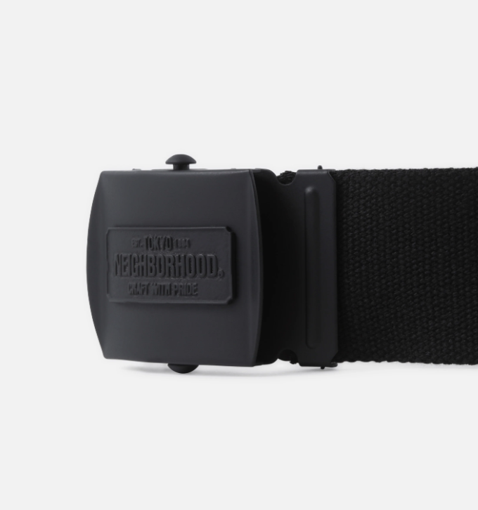 NEIGHBORHOOD SS25 GI BELT | (Black / Navy / Grey)