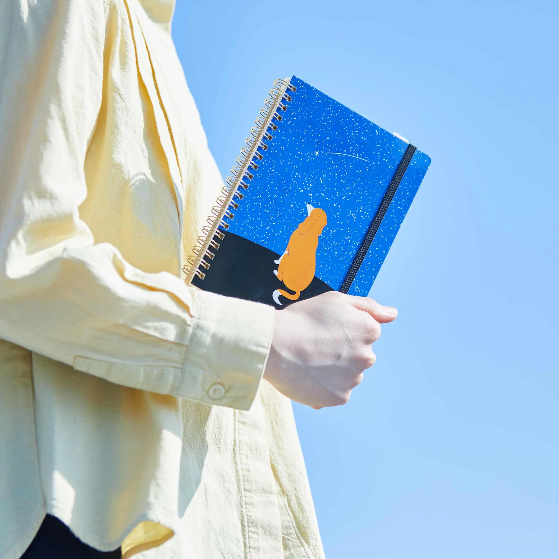 HITOTOKI NOTE 線圈筆記本 星空封面｜KING JIM 日本