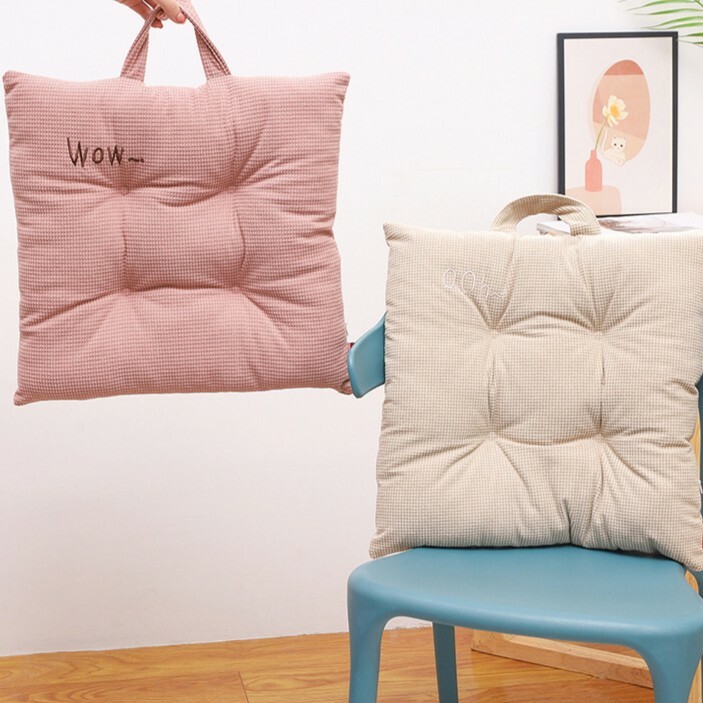 《5820》簡約現代燈芯絨顆粒坐墊