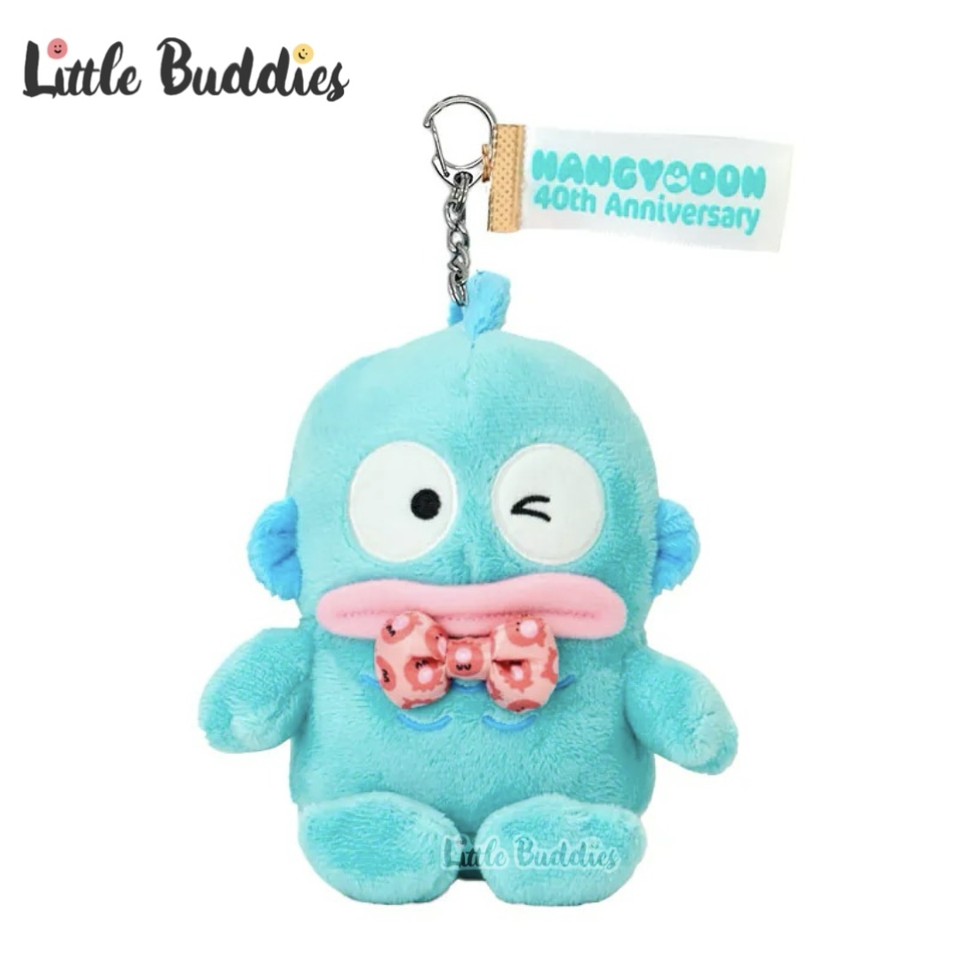 日本 Sanrio Hangyodon 水怪 40周年系列 - 公仔匙扣