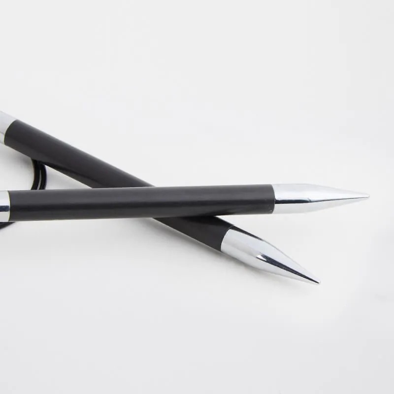 KnitPro - Karbonz 碳纖維固定式輪針 - 多種長度與尺寸可選