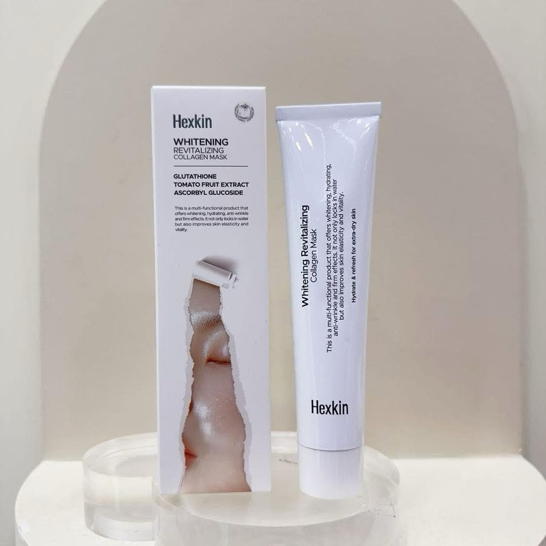 T11HE3 HEXKIN美白膠原人皮面膜*2支起$98