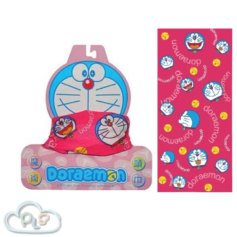 現貨 台灣製 限量版魔術頭巾-HA502 紅色 多啦A夢 #30043